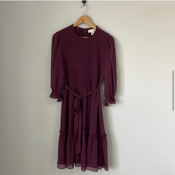 Rachel Parcell Smocked Ruffle Dress large - Picture 9 of 12